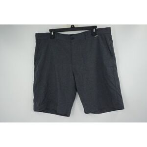 Travis Mathew Shorts Mens 38 Gray Stretch Golf Performance Nylon Blend Casual